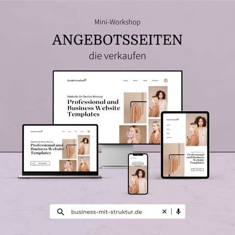 Mini-Workshop – Schreibe Angebotsseiten, die verkaufen.