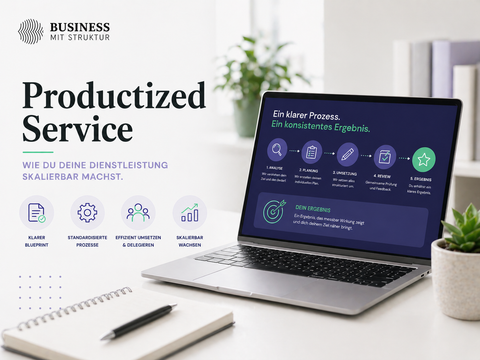 Productized Service – Wie du deine Dienstleistung skalierbar machst