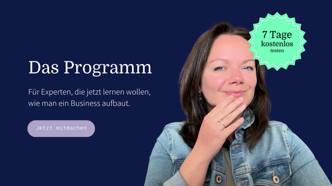 Business mit Struktur Das Programm